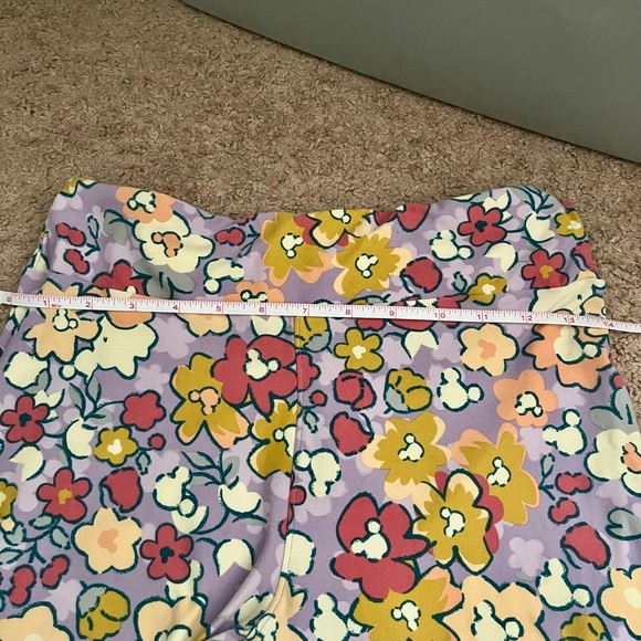 Lularoe X Disney Mickey Floral Leggings - Picture 7 of 7